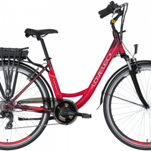 Vélo électrique de ville LOVELEC Capella Rouge/Ruby 2023
