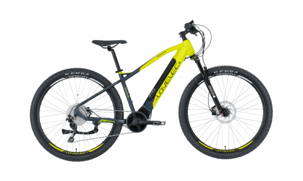 Vélo électrique de montagne VTT LOVELEC Naos Yellow (cadre 17'', 19" et 20,5")