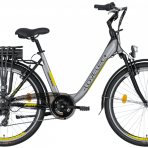 Vélo électrique de ville LOVELEC Norma Gris/Jaune