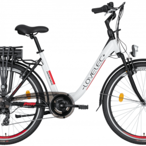 Vélo électrique de ville LOVELEC Norma Blanc/Rouge 2023