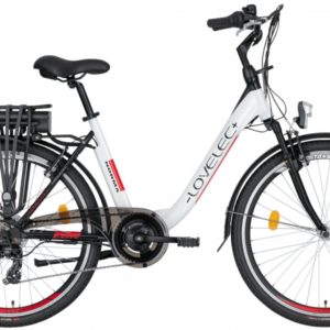 Vélo électrique de ville LOVELEC Norma Blanc/Rouge